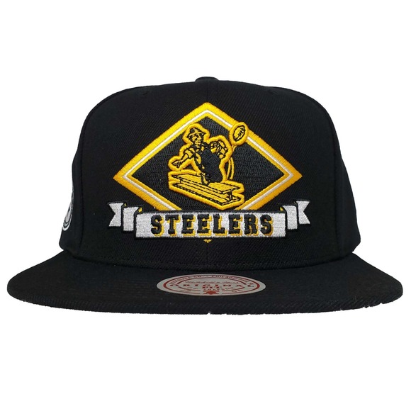 Mitchell & Ness Other - Pittsburgh Steelers Mitchell & Ness NFL Snapback Hat Cap 3D Logo Black NWT